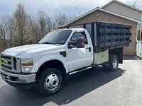 2010 FORD F350 XLT 4x4 STAKE BED AND DUMP TRUCK SOLD!